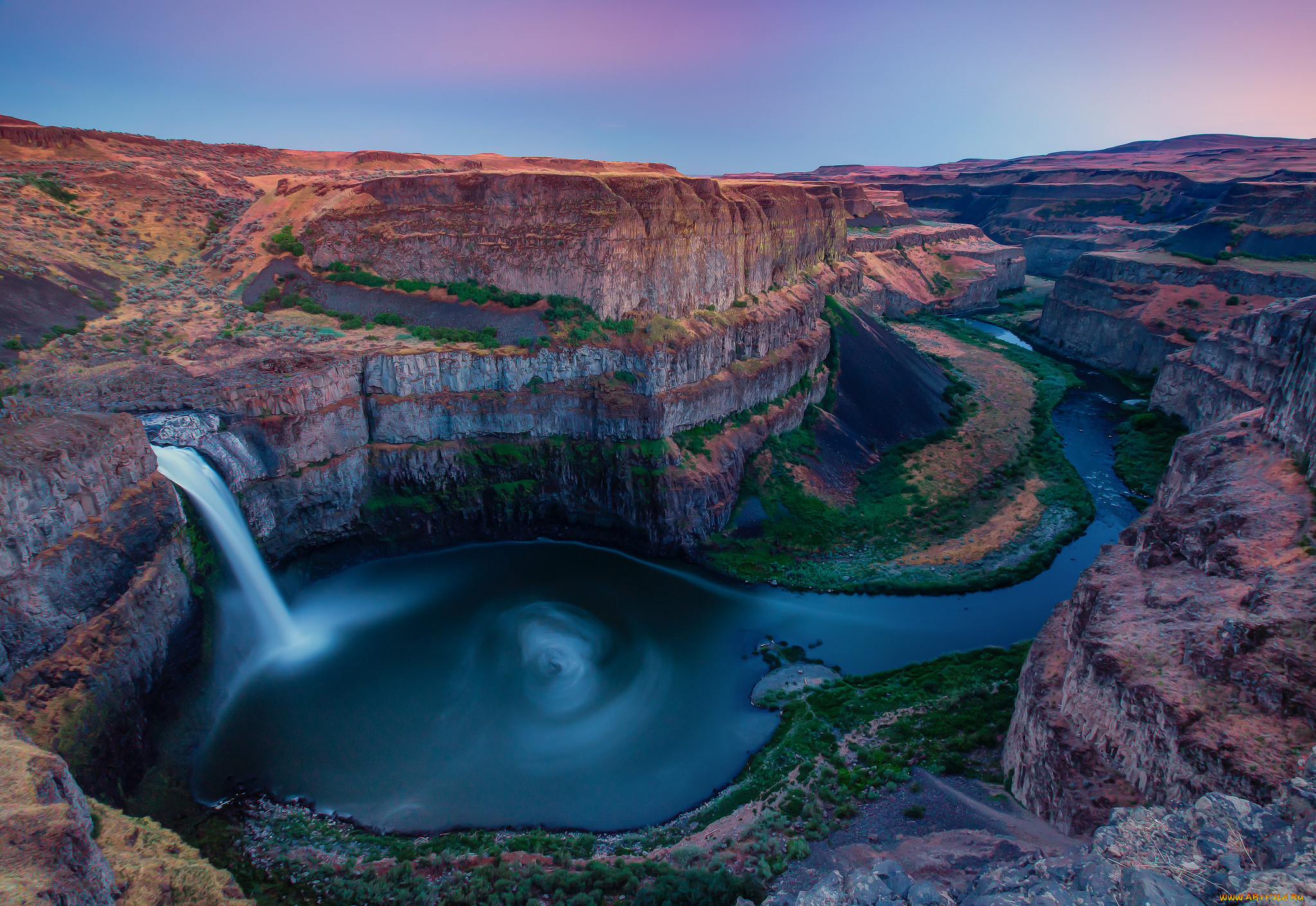 , , , , , , washington, usa, palouse, falls, state, park